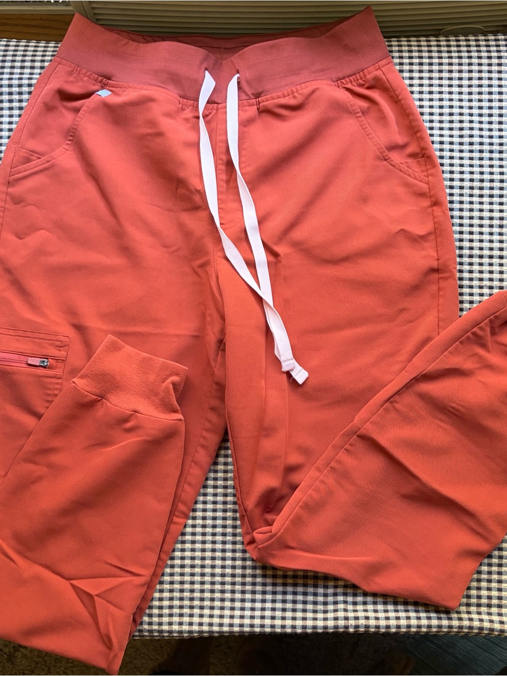Women’s Figs orange Drawstring Jogger Scrub Pants